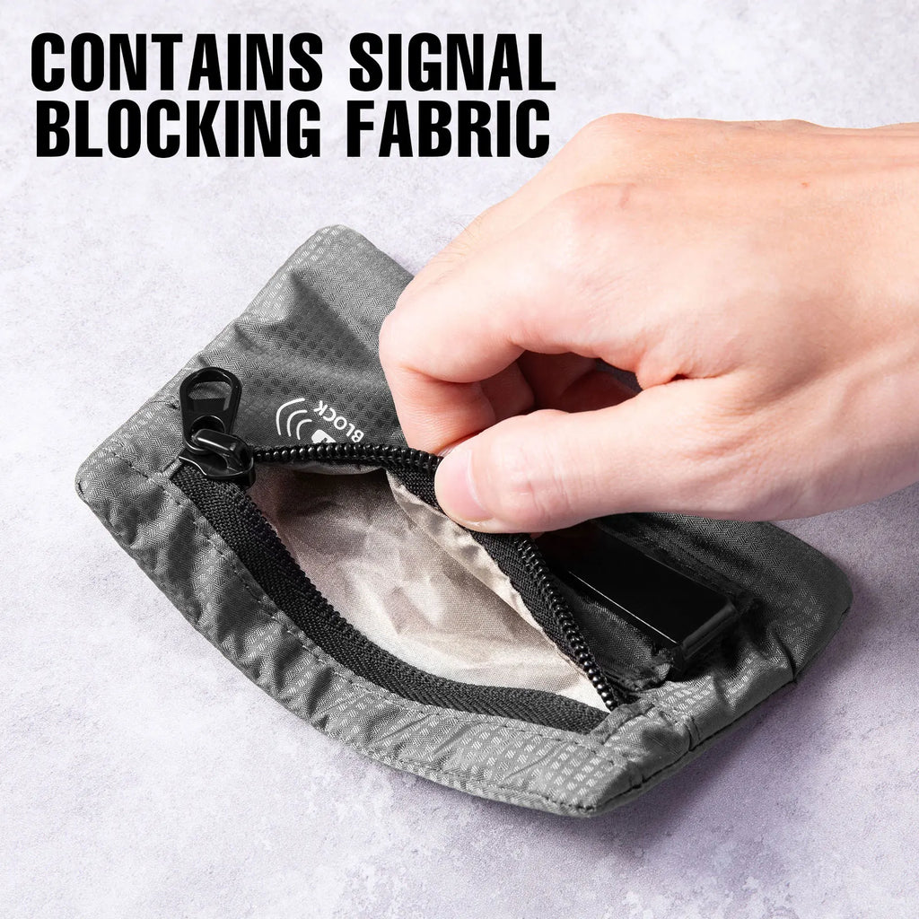 RFID Blocking Hidden Money Belt – Large Travel Pouch for Cards, Cash & Passport
