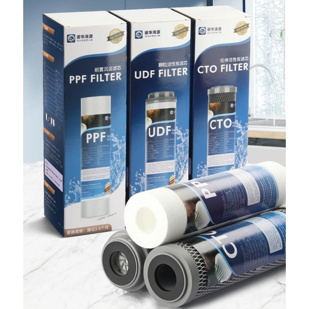 10-Inch RO Water Filter Replacement Cartridge Set