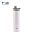 TYESO 304 SS Vacuum Thermos Bottle – Wide Mouth, Leakproof, 6–12Hr, 600–1200ml, 10+ Colors, Optional Cup Bag