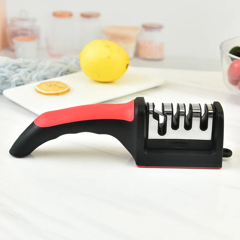 4-Segment Knife Sharpener — Multi-Functional Handheld Sharpening Stone