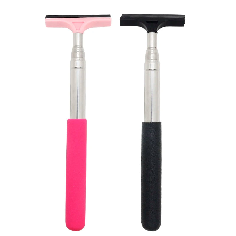 Telescopic Car Rearview Mirror Wiper & Window Cleaning Brush – 21–98cm, 5 Colors