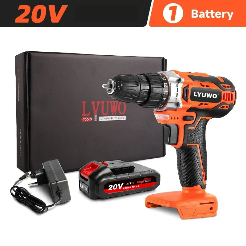 12V Cordless Drill with 25+1 Settings