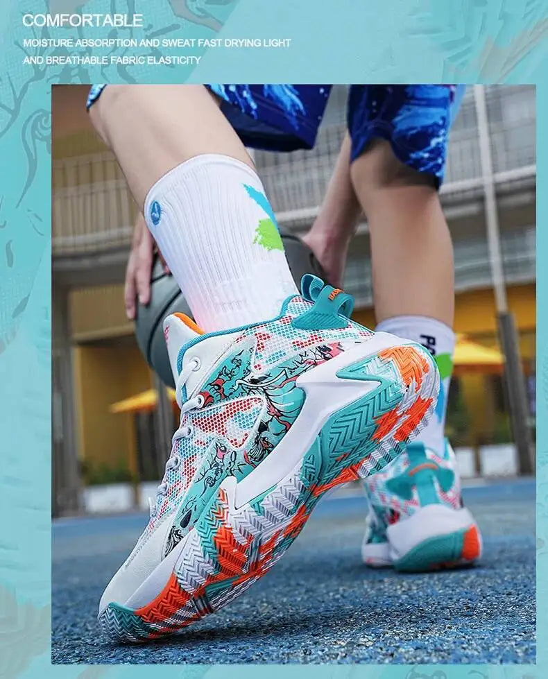 Women's Non-Slip Basketball Sneakers – Lightweight Casual Tennis Shoes