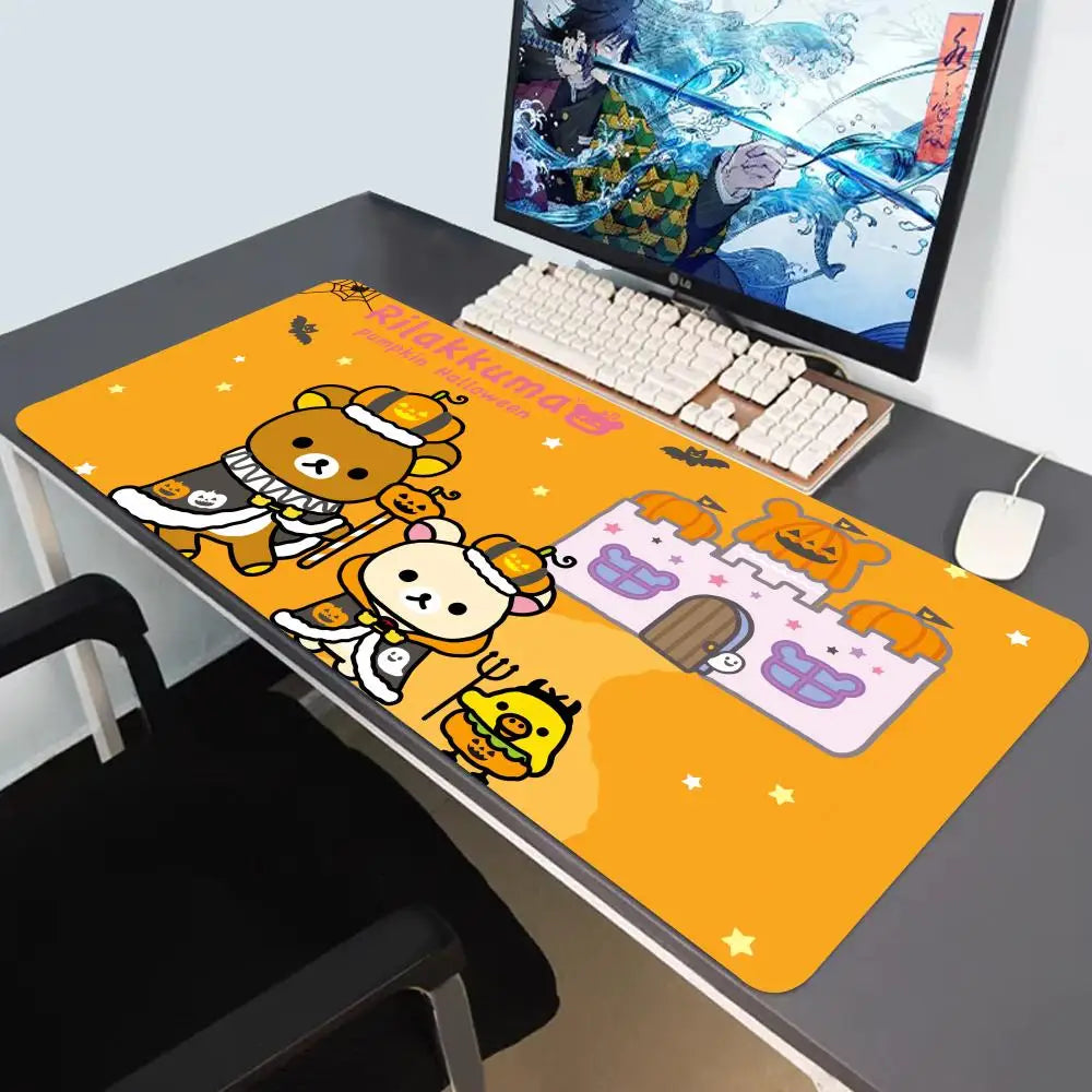 Rilakkuma Anime Gaming Mouse Pad — Large Non-Slip Desk Mat