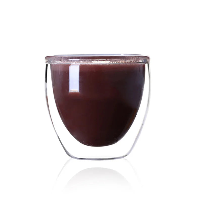 Double-Wall Glass Cup – Five Size Options