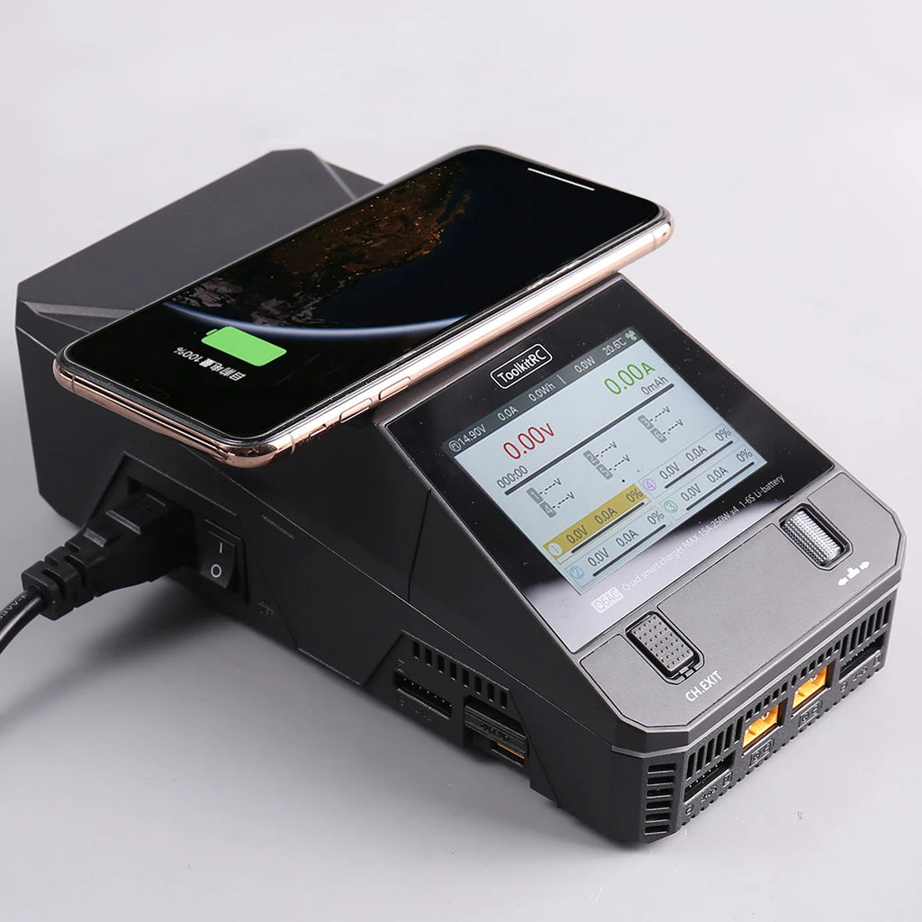 ToolkitRC Q6AC Multi-Chemistry Battery Charger — LiPo, LiFePO4, NiMH & Lead-Acid