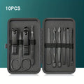 Professional Manicure Set 7-24 Piece – Stainless Steel Fingernail & Toenail Clippers with Leather Case