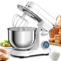 BioloMix 1200W Kitchen Stand Mixer – 11-Speed DC Motor, OLED Display, Dough Hook & Whisk Included