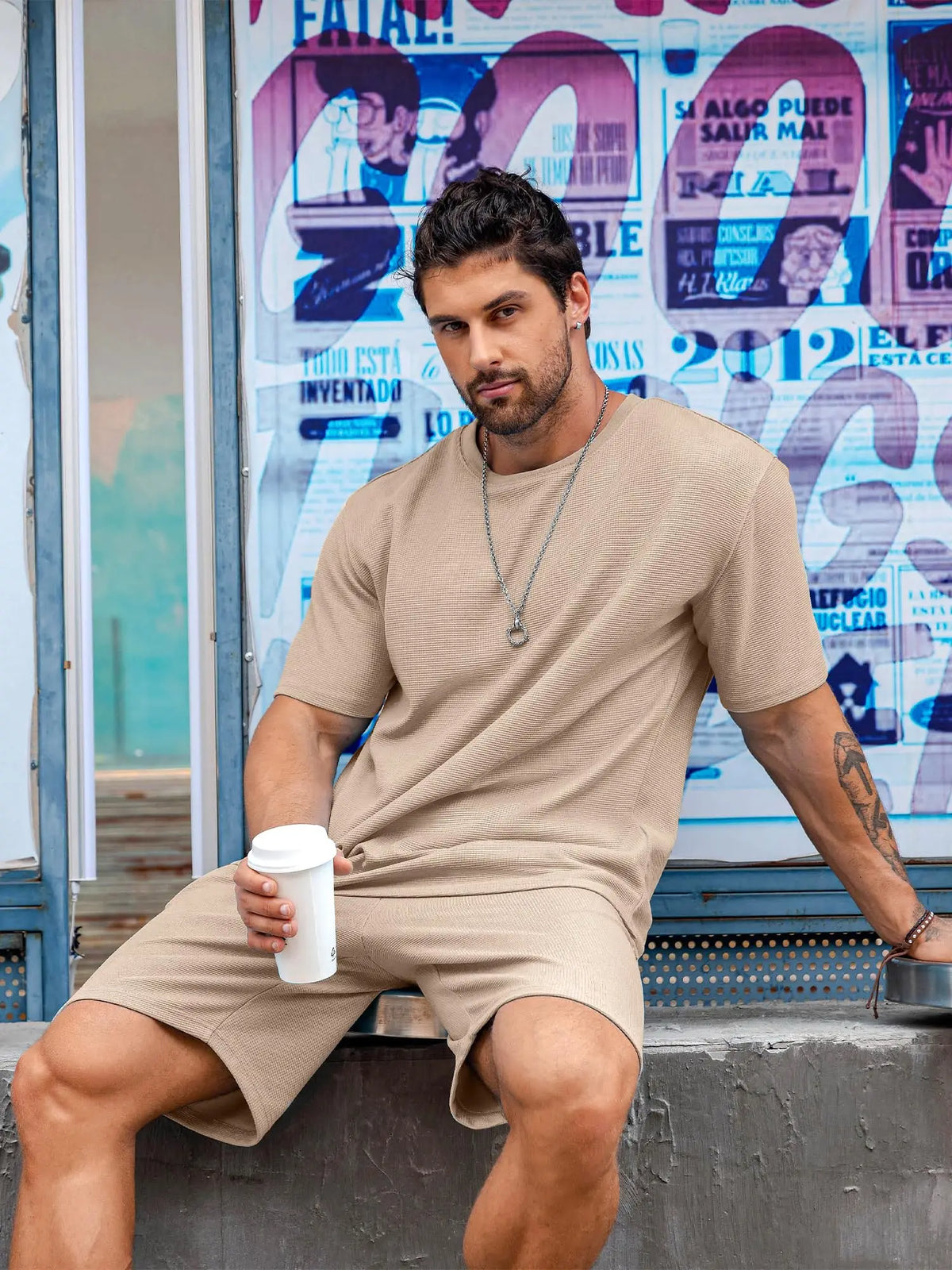 Men's Basketball Sport Outdoor Leisure Set – Loose Comfortable Holiday Casual Suit (Up to 6XL)