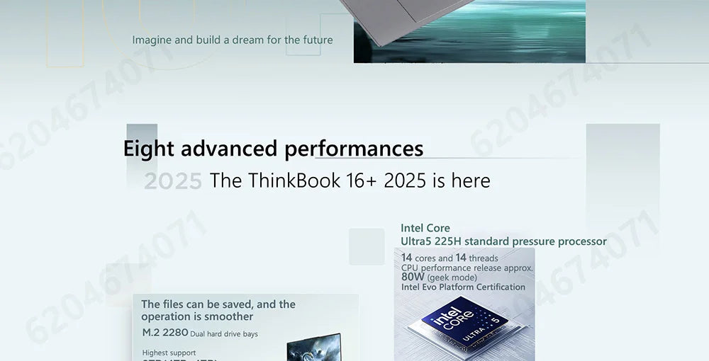 Lenovo ThinkBook 16+ 2025 – Intel Core U9-285H, RTX 5060, 32GB DDR5, 1TB SSD, 16" 3.2K 165Hz
