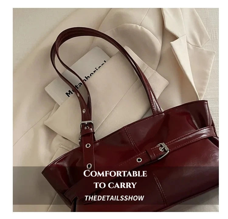 Large Capacity Women's Retro Tote Shoulder Bag