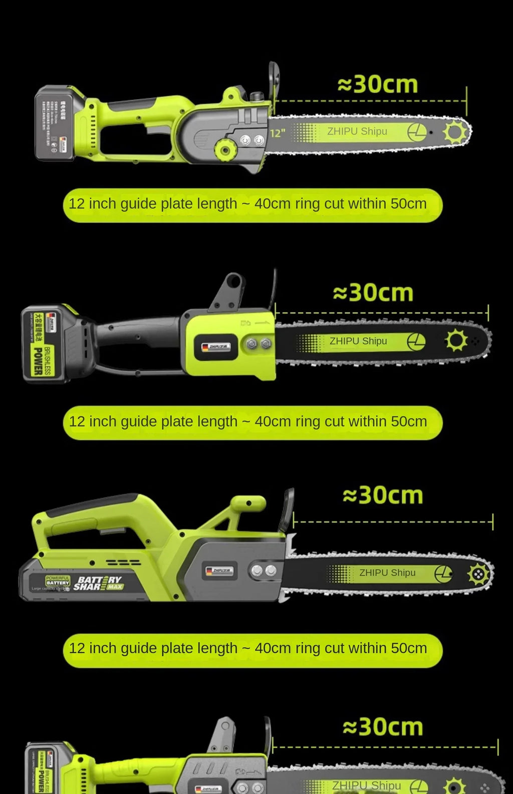Portable Handheld Electric Saw — Cordless Mini Chainsaw for Wood Cutting