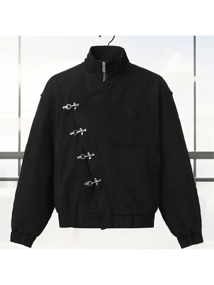Women's Vintage Autumn Winter Jacket – Loose Lapel Coat Full Sleeve High Streetwear Outwear