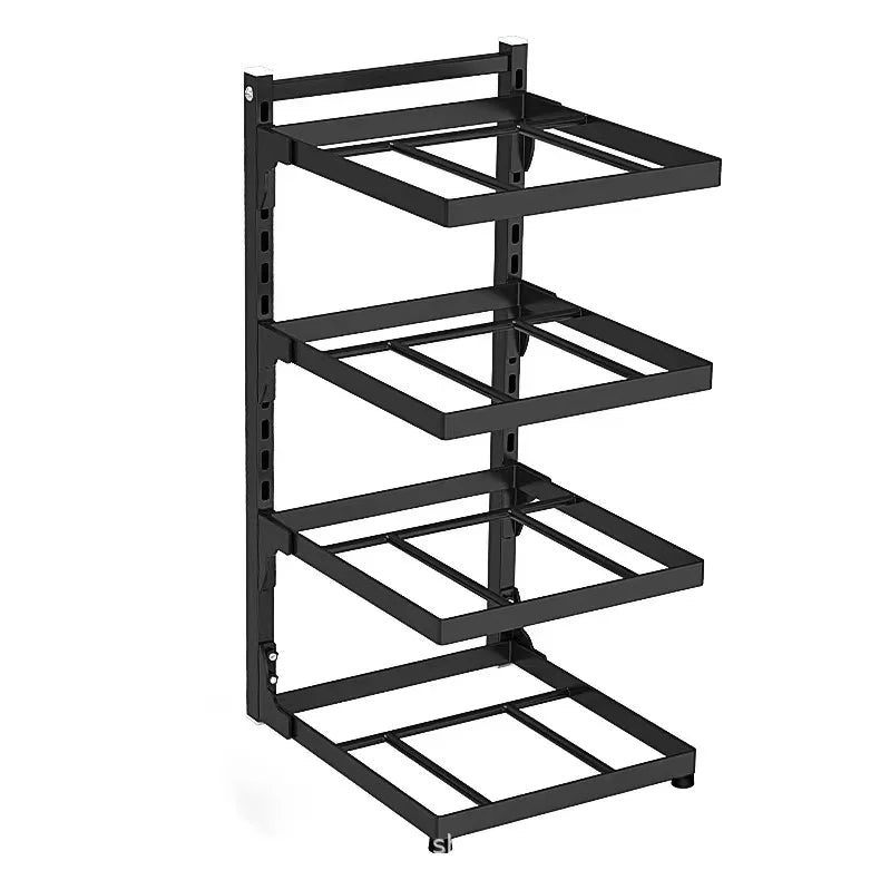 Multi-Layer Kitchen Sink & Stovetop Storage Rack — Adjustable Pot & Cooker Organizer