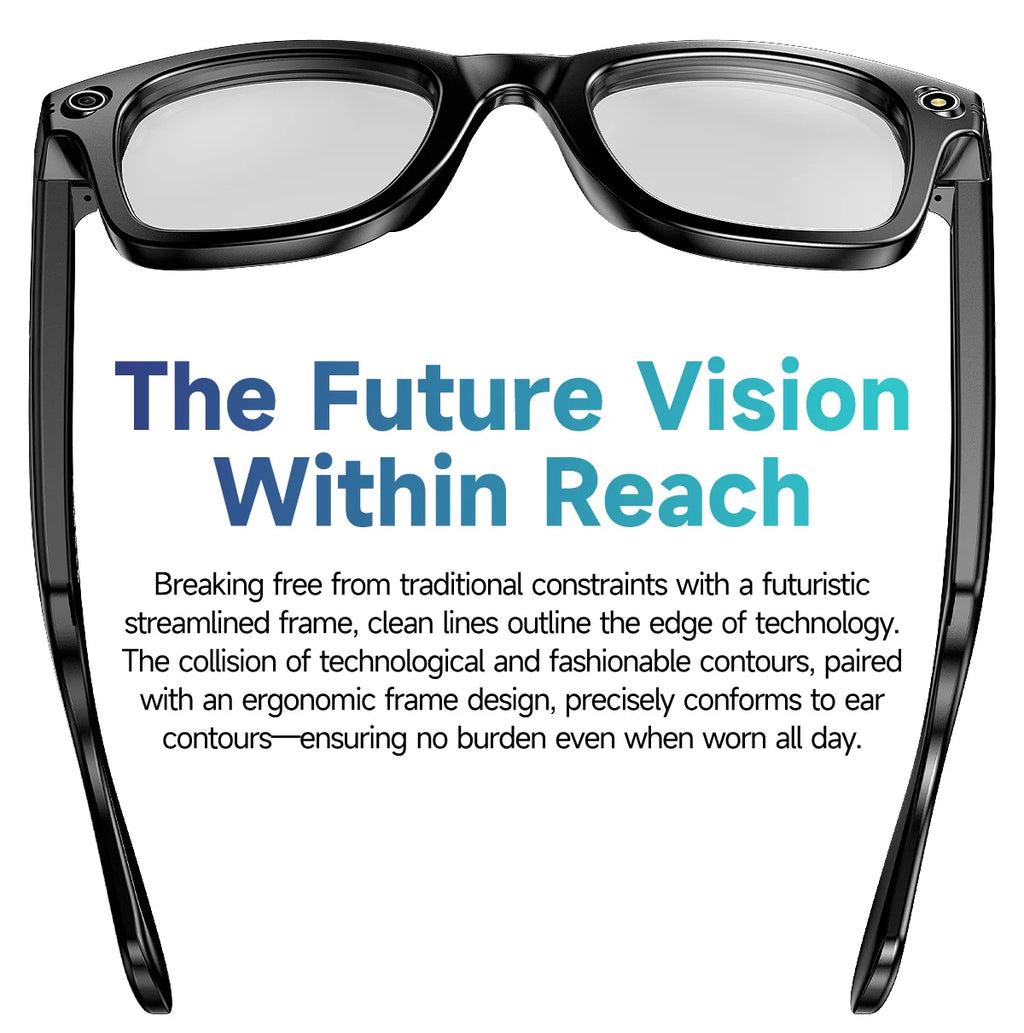 800W Camera AI Smart Glasses — Color-Changing Lenses, AI Translation, HD Video & Waterproof Calling