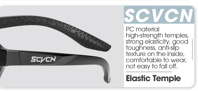 SCVCN Cycling Sunglasses — UV400 Polarized Sports Eyewear for Men & Women