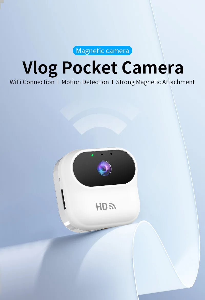 HD Mini WiFi Security Camera – 1080P Motion Tracking Smart Home Surveillance