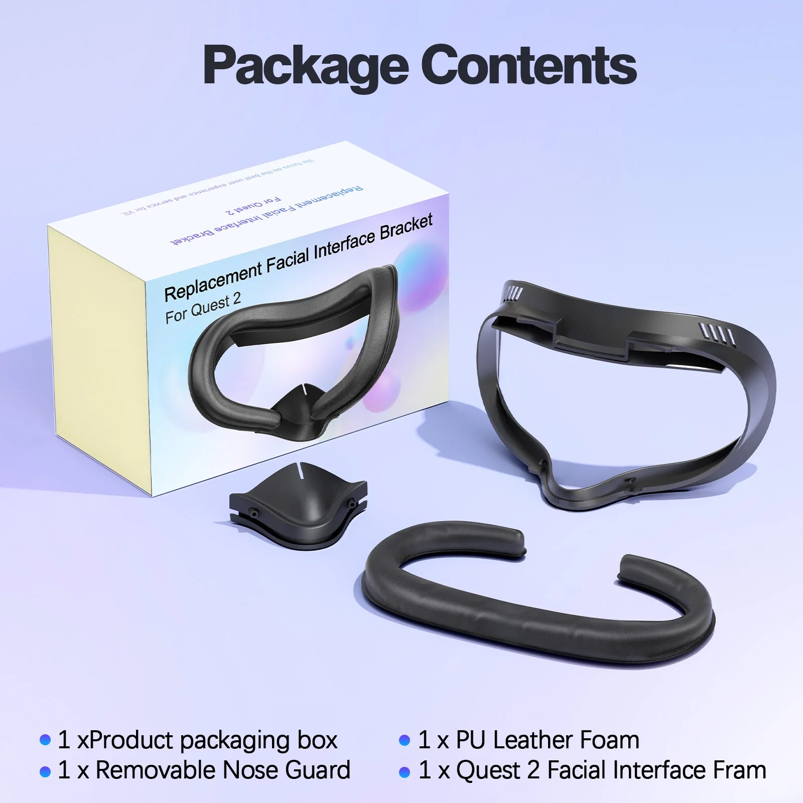 HUADAI Face Cushion Pad for Meta Quest 2, 3 & 3S