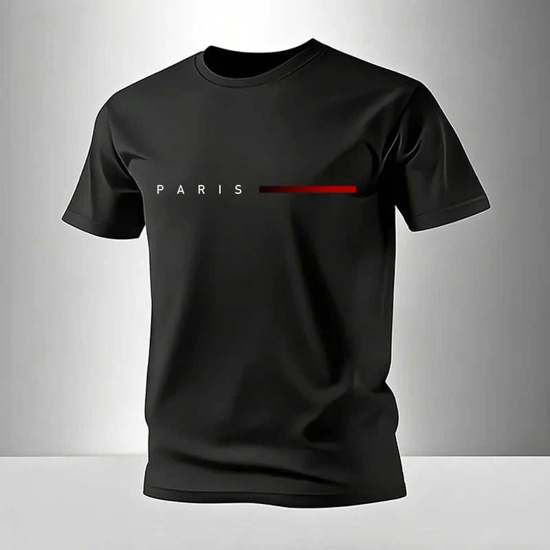 Men's Short Sleeve T-Shirt & Sweatpants Set – Spring Summer Daily Casual Sport Tracksuit