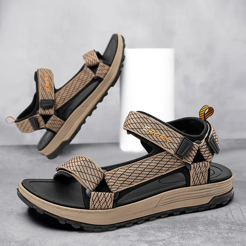 Men's Lightweight Casual Beach Sandals – Comfortable Outdoor Holiday Sandals
