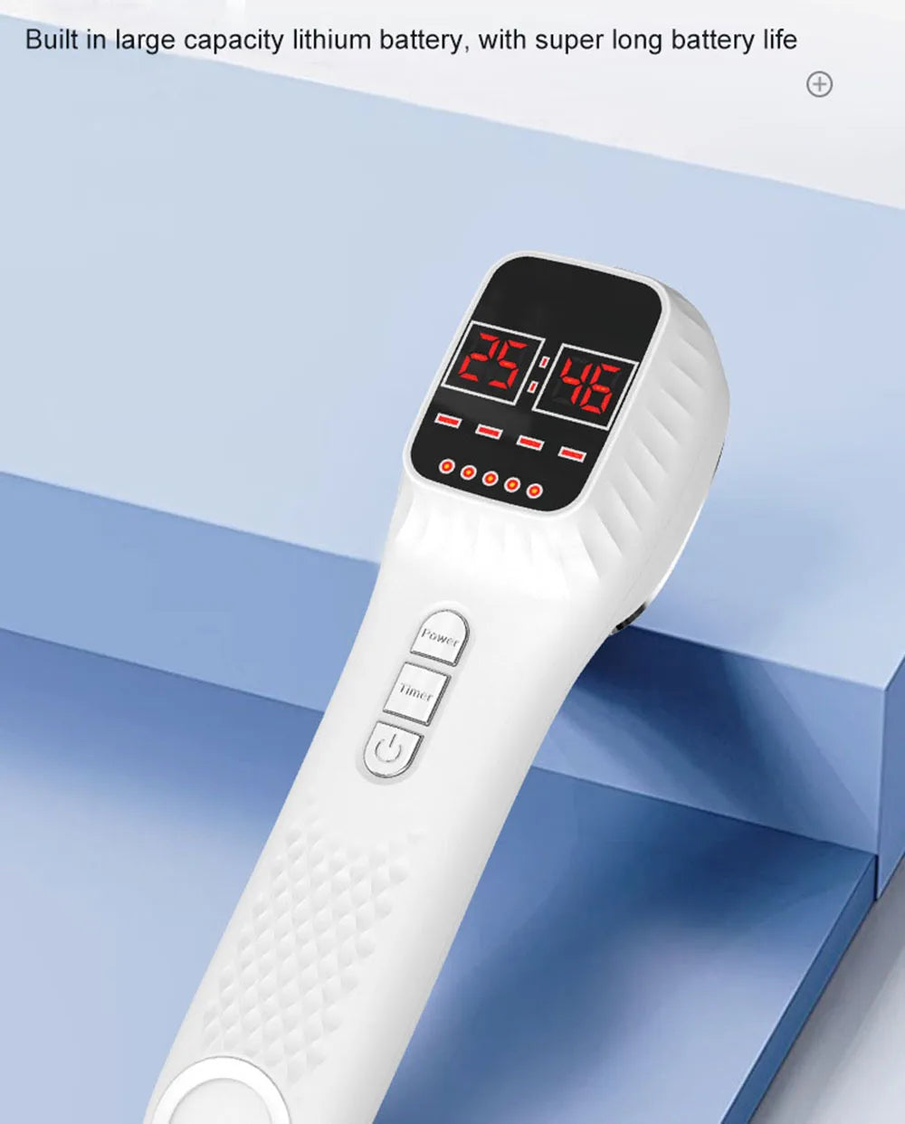 Handheld Red Light & Infrared Therapy Device – 650nm + 808nm Face & Body Skin Rejuvenation