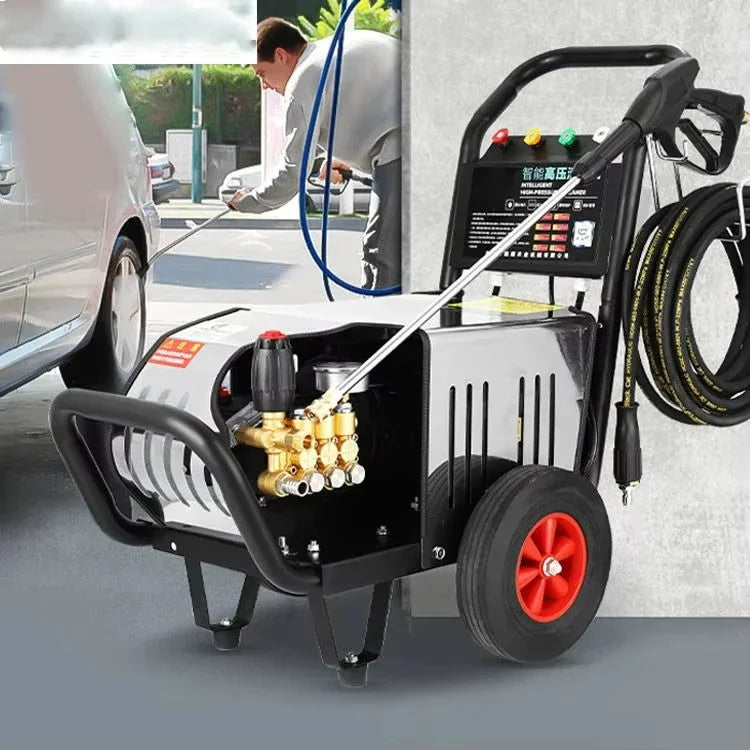 3000W Heavy-Duty Commercial High-Pressure Washer – 220V, Pure Copper Pump, Auto Start/Stop