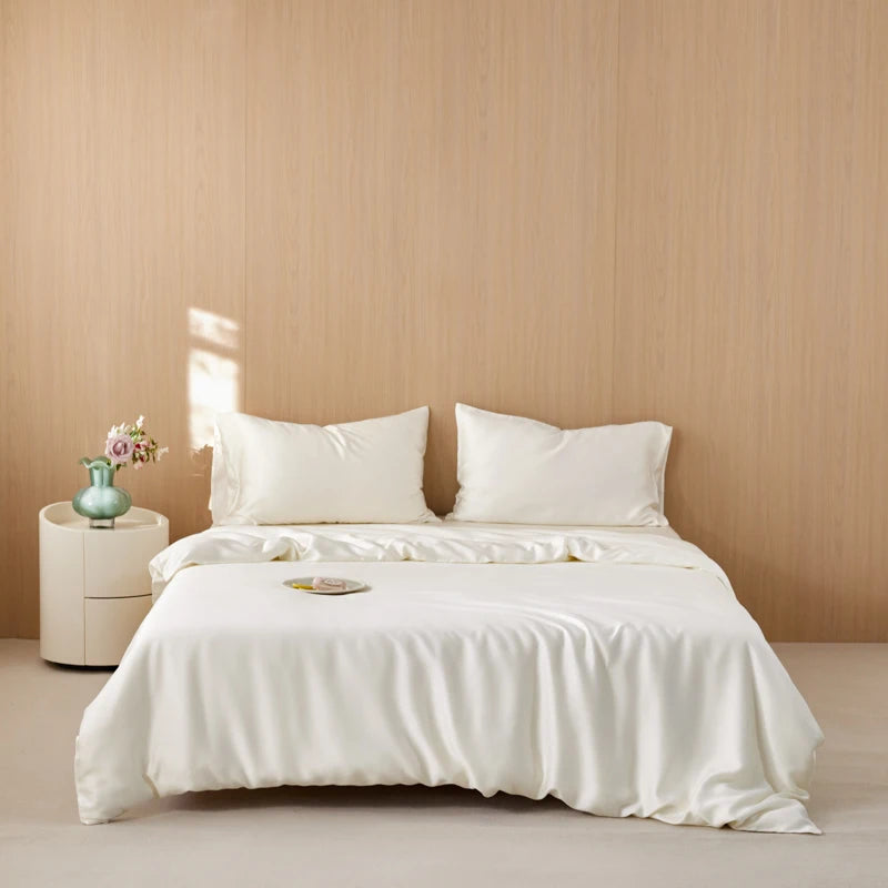 Eucalyptus Lyocell Duvet Cover – Summer Cooling Bamboo Bed Cover, Single to King
