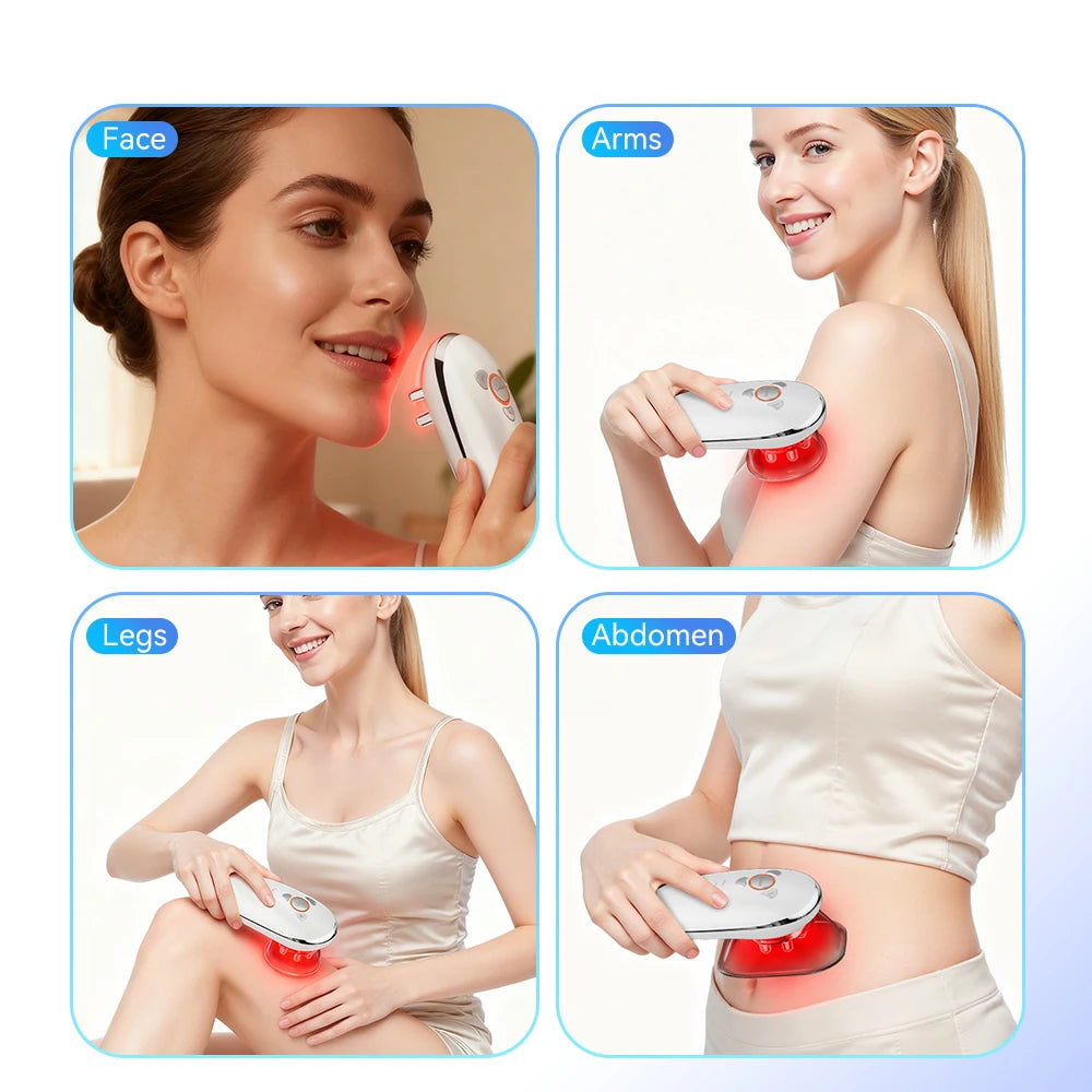 OZEMEI Face & Body Sculpting Massager – Electric Cellulite, Cupping & Guasha Device with EMS