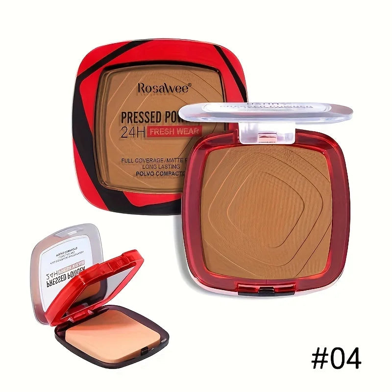 Matte Full Coverage Pressed Powder Foundation — 24H Oil Control