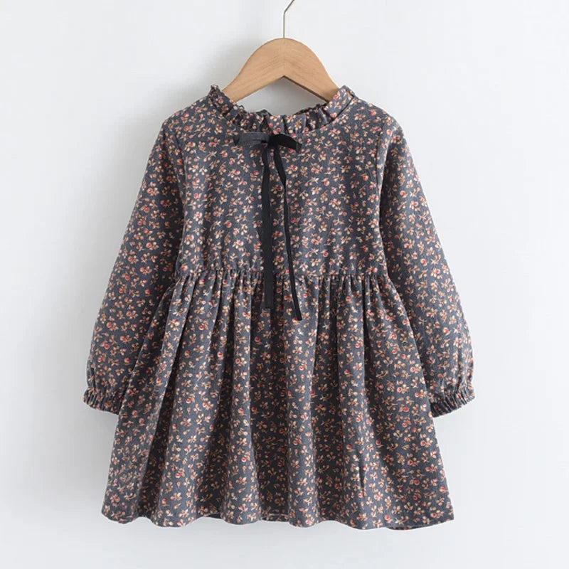 Girls Floral Princess Dress — Casual Flower Costume Dress (2–8 Years)