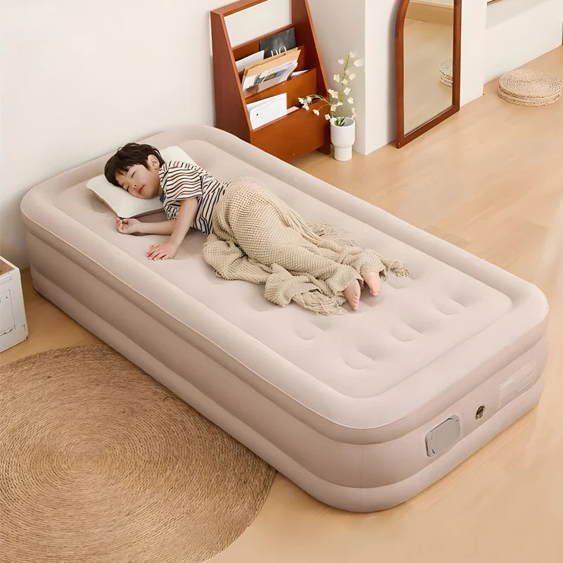 Camping Inflatable Mattress with Built-In Pump – Thicken Tent Sleeping Pad & Picnic Blanket