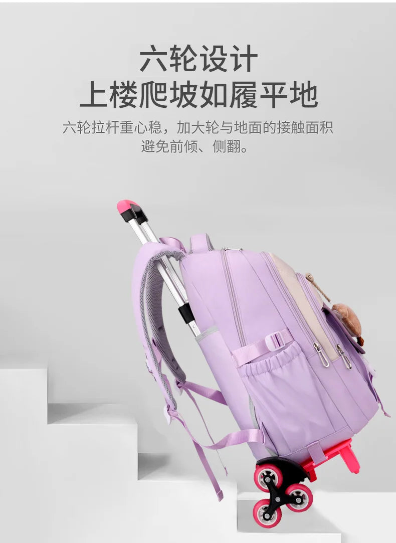Trolley School Backpack – Two- & Six-Wheel Options