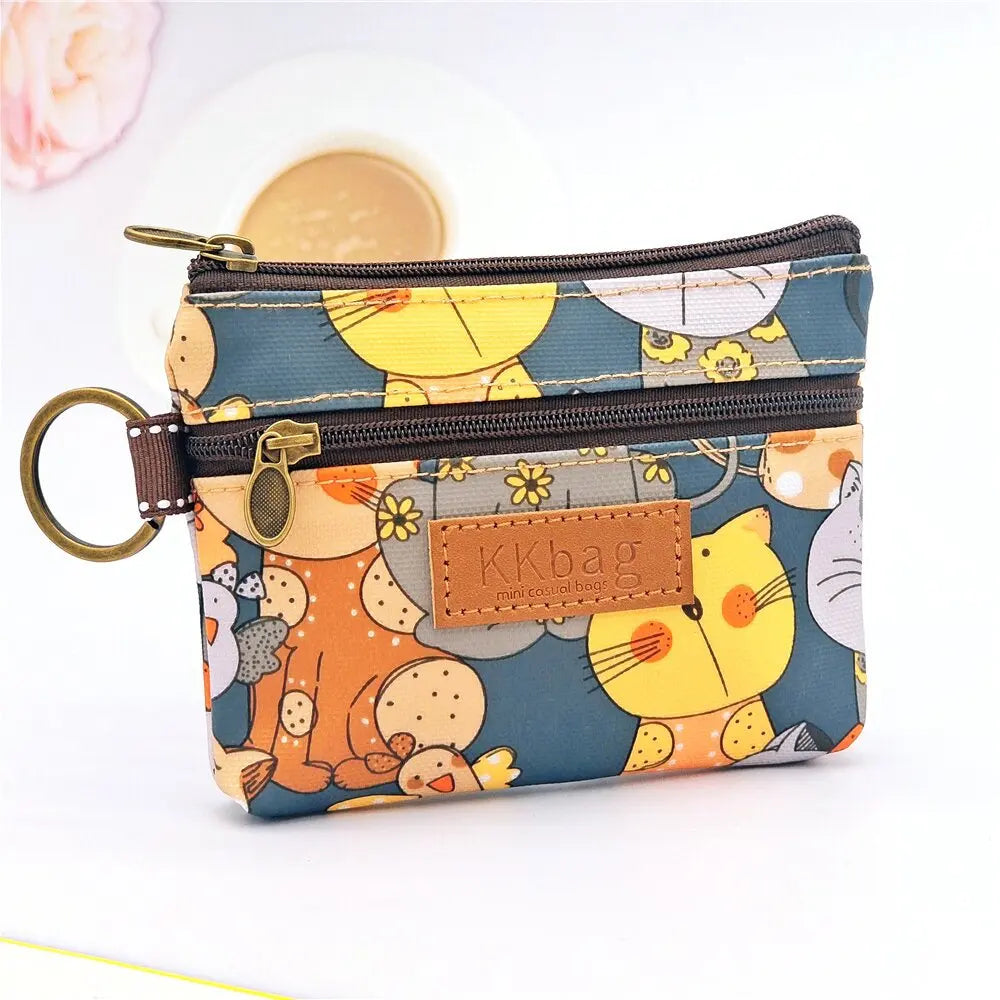 Cute Animal Coin Purse – Kawaii Zipper Wallet & Card Holder for Women, Girls & Students