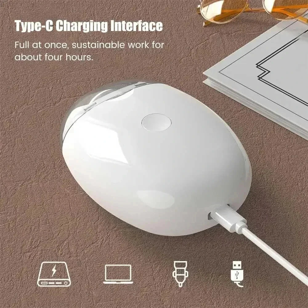 Safe Nails for the Whole Family — 2-in-1 Electric Nail Clipper & Grinder | LED Light, Anti-Pinch, 3 Speeds, Type-C Charging, Baby Safe