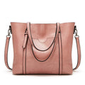 Vintage Oil Wax TPU Shoulder Bag – Hard Shell Tote Crossbody Satchel for Women