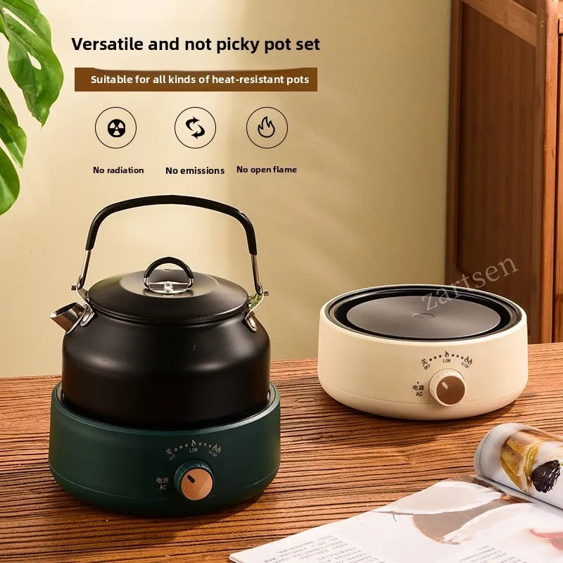 500W Electric Cookware Heating Base — Adjustable Temperature Coffee Stove & Cooking Heater