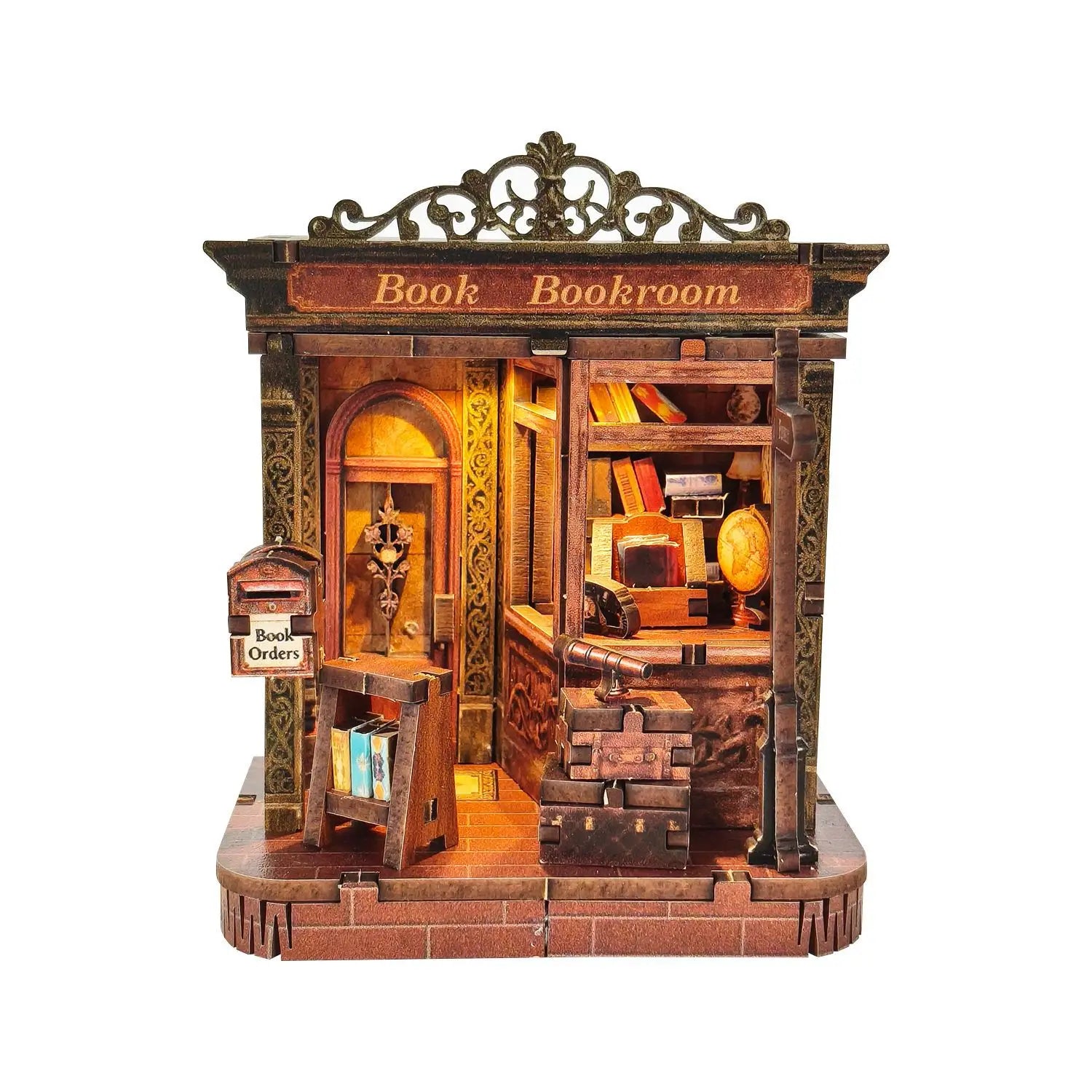 DIY Wooden Japanese Tavern Miniature with Lights