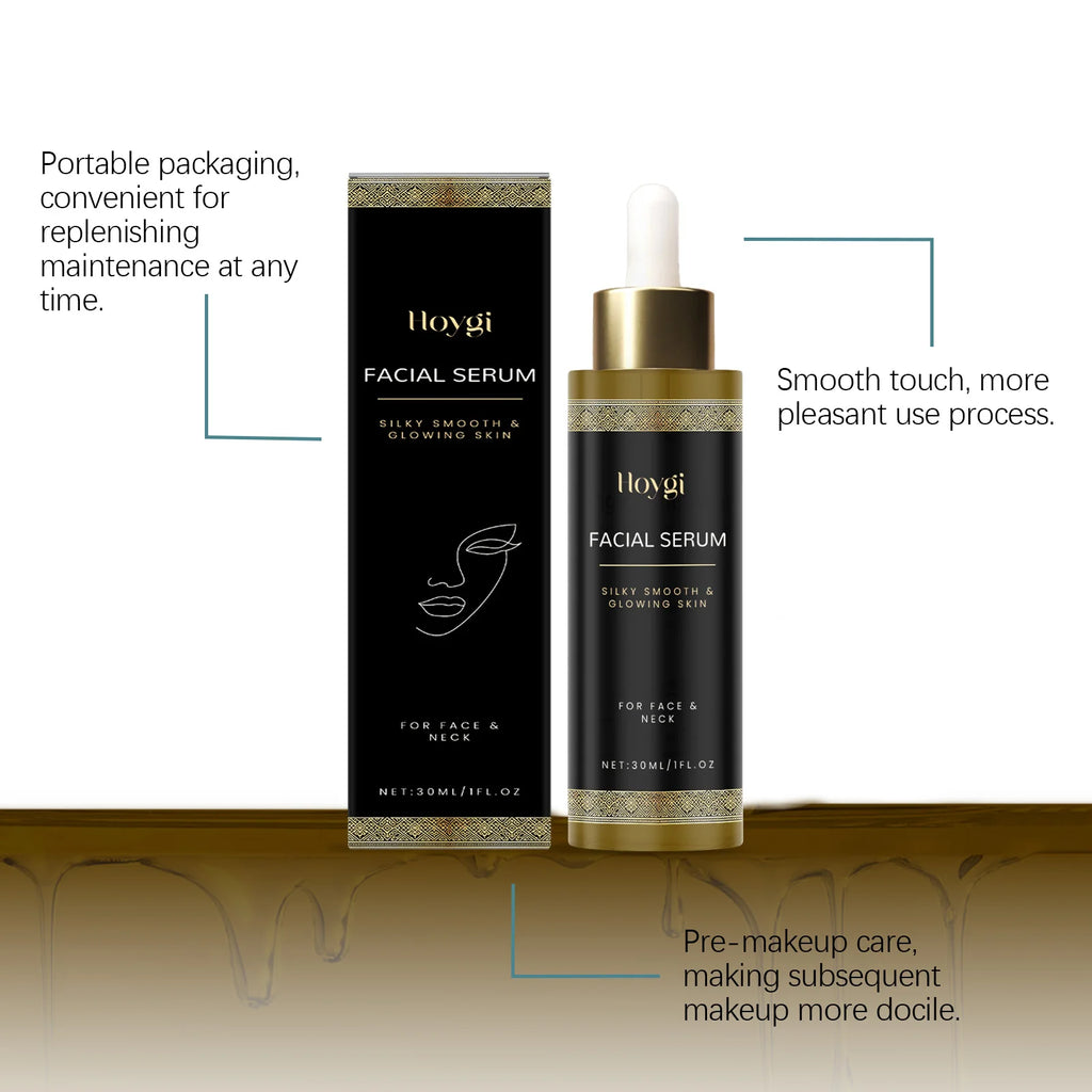 Frankincense & Vitamin E Radiance Boosting Face Serum – Lightweight Hydrating Facial Essence 30ml