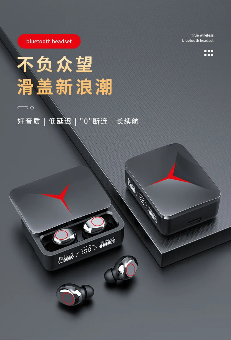 M90 Wireless TWS Bluetooth Earbuds — HIFI Gaming Headset with Mic