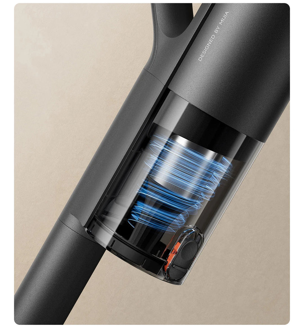 Mijia Car Vacuum Cleaner — 21kPa Suction, 5-Stage Filtration, 2400mAh, Type-C Charging