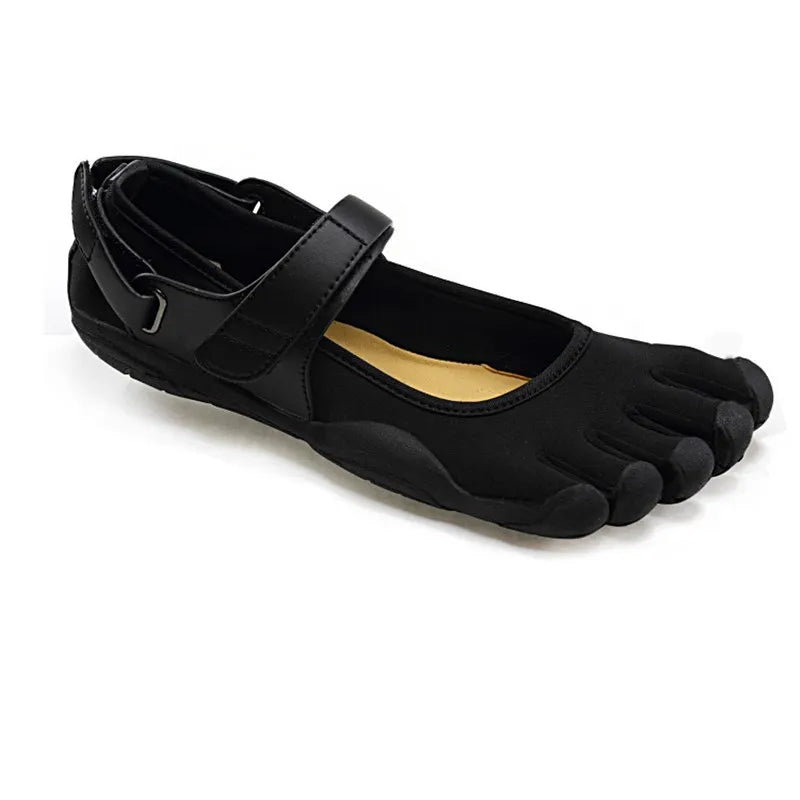 Unisex Five-Toe Shoes – Lightweight Leather Quick-Dry Hiking & Upstream Sneakers