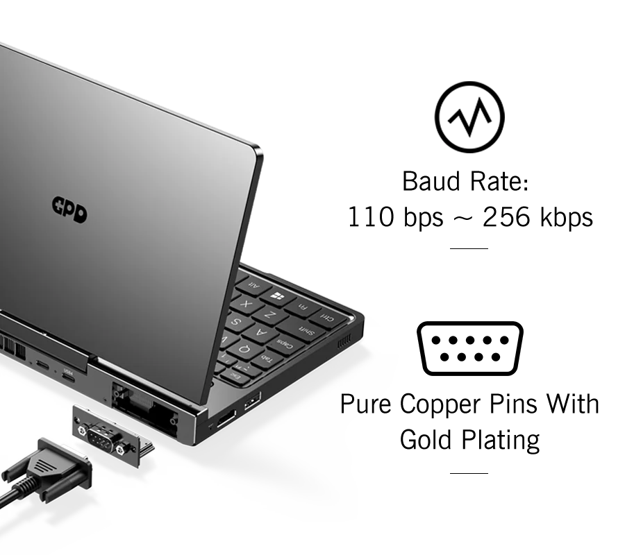 GPD Pocket 4 8.8" Mini Laptop – AMD Ryzen AI 9 HX 370, Up to 64GB LPDDR5X, 2TB NVMe, 144Hz Touch, Windows 11