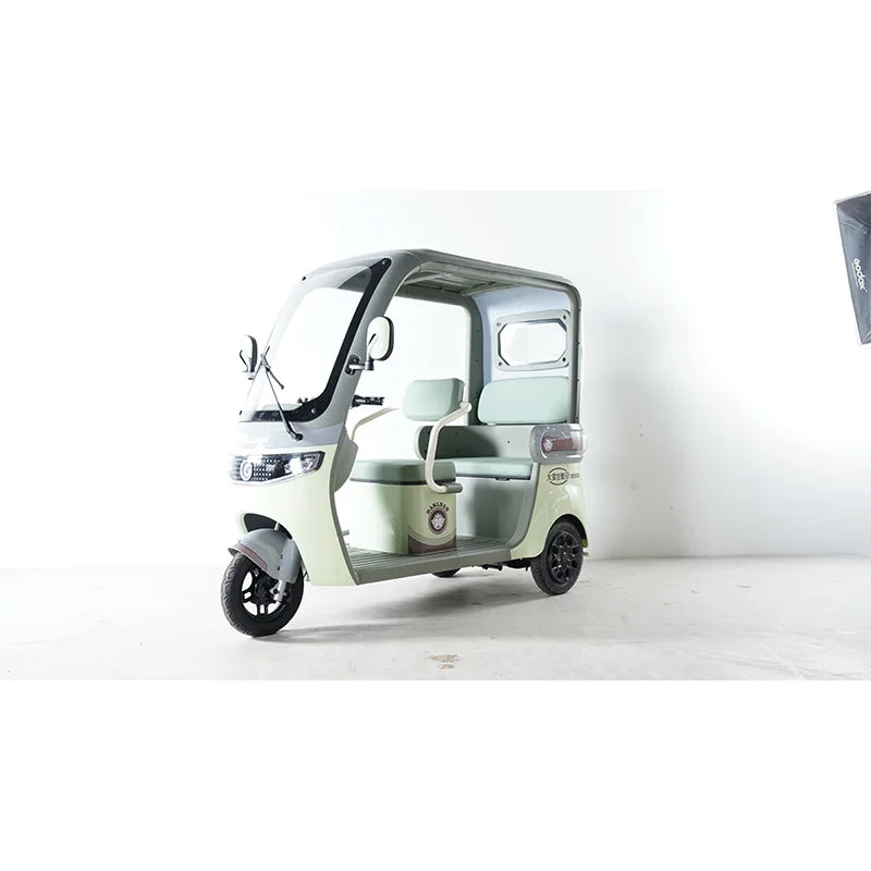 Electric Sightseeing Tricycle — Open Body Mobility & Cargo Vehicle for Adults