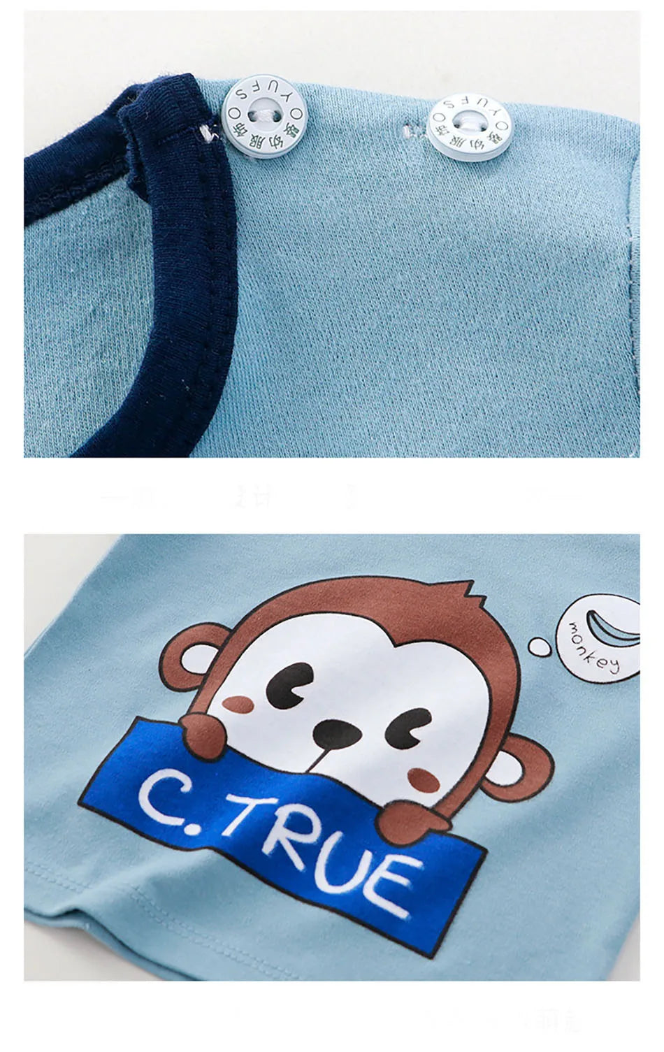 Kids' Unisex Cotton Cartoon Pajama Set | Soft Warm Sleepwear for Boys & Girls