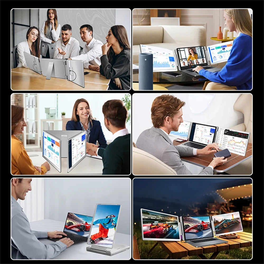 Dual Screen Laptop Extender – Portable IPS Displays
