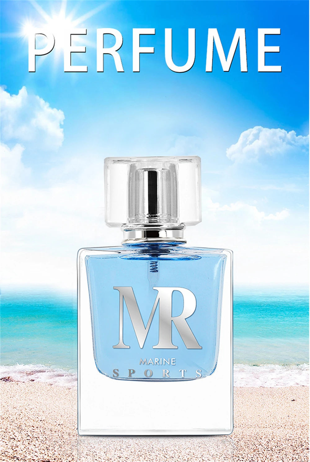Men's Ocean Pheromone Cologne Spray 50ml – Fresh Aquatic Long-Lasting Fragrance