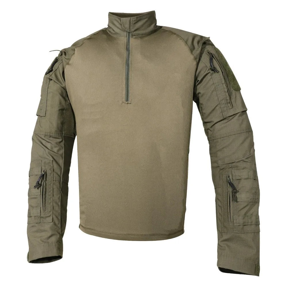 Men's Tactical Frog Suit Uniform Shirt & Cargo Pants 2-Piece Outdoor Set