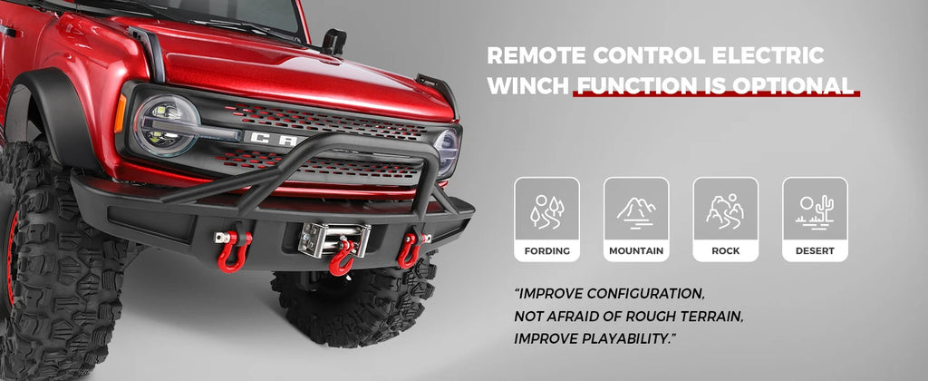 WLtoys 104020 1/10 Scale Professional 4WD RC Off-Road Crawler – 45 Min Runtime Upgrade