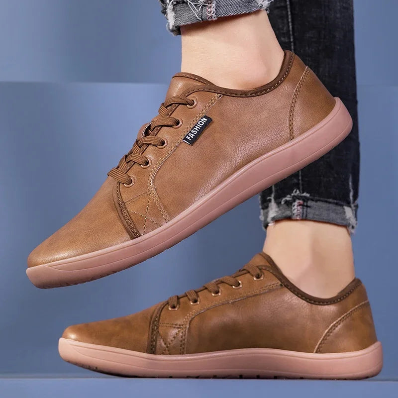 Men's Waterproof Barefoot Minimalist Sneakers — Wide Toe