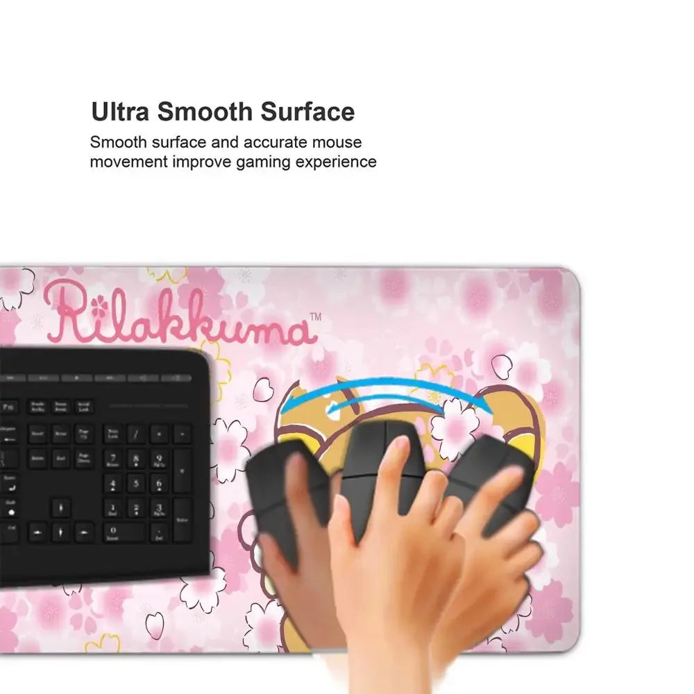 Rilakkuma Anime Gaming Mouse Pad — Large Non-Slip Desk Mat